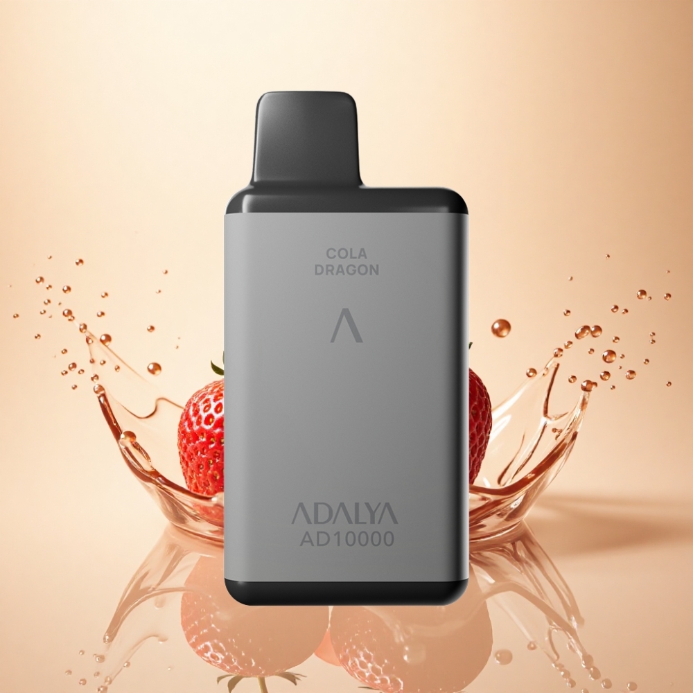 Adalya AD 10000 Puffs USB-C Jordbær Splash Romgrå