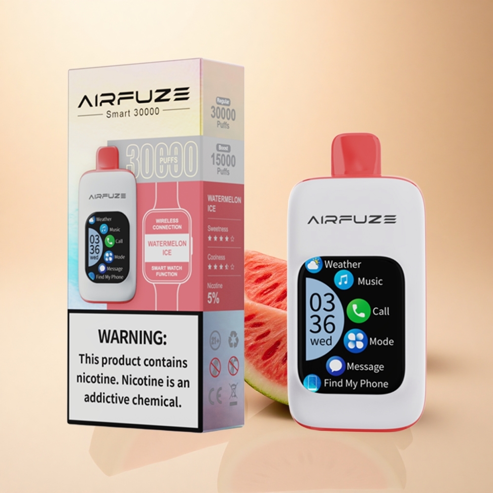 AirFuze Smart 30000 Puffs 5% Type-C Vannmelon Is