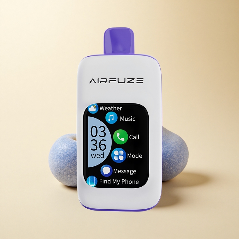 AirFuze Smart 30000 Puffs Blå Bringebær Is med 5% Nikotin og 900mAh Batteri