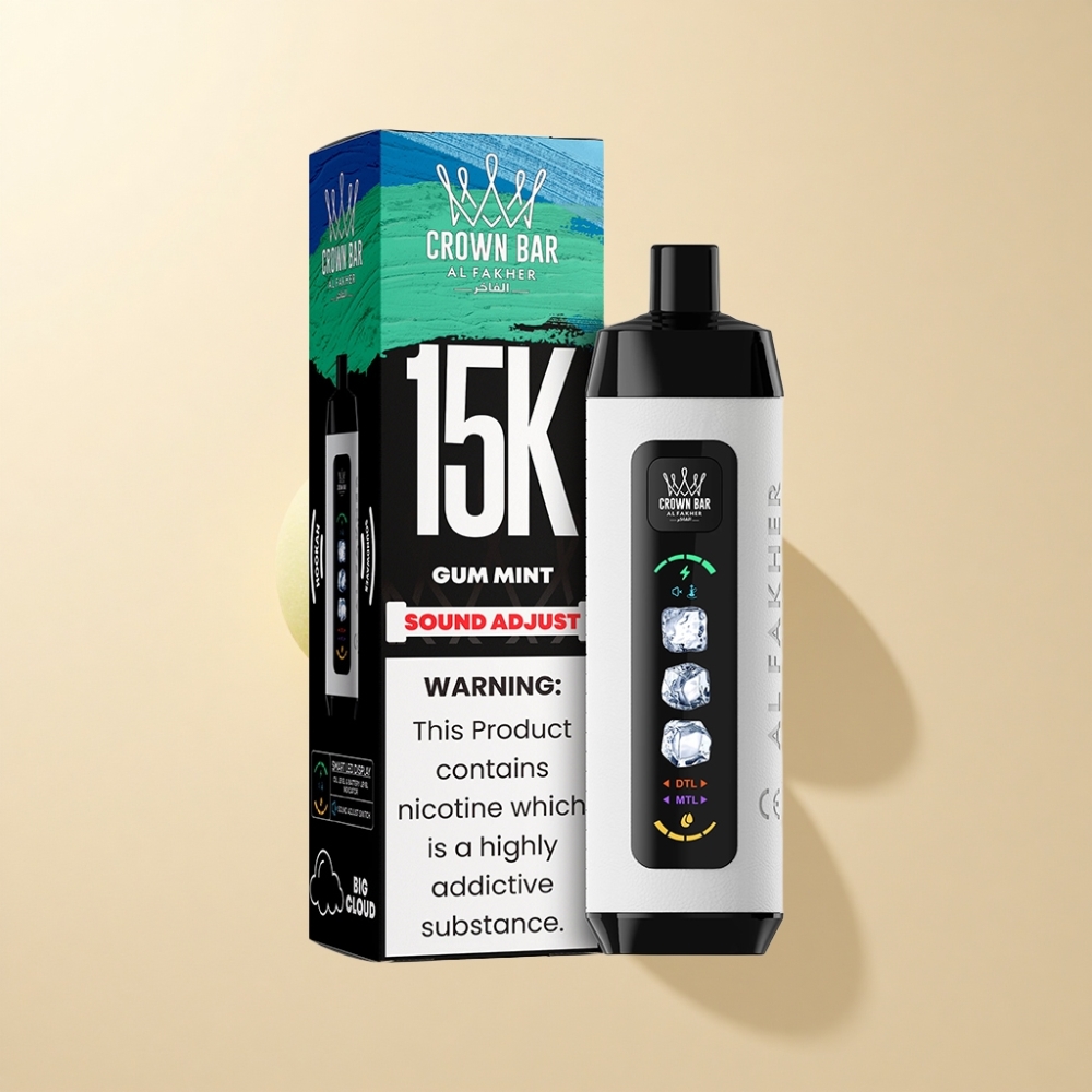 Al Fakher 15k Ice Adjust Clouds 15000 Puff 22ml Tyggis Mynte