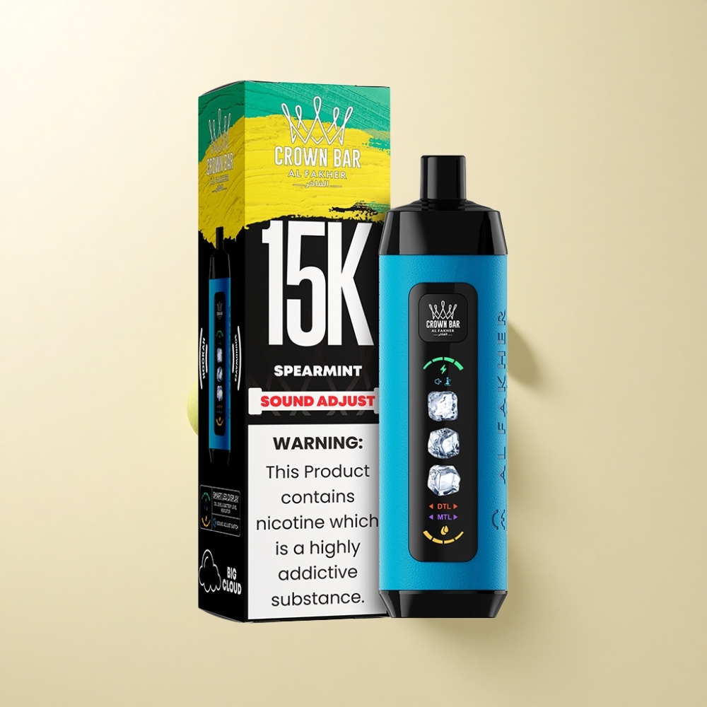 Al Fakher 15k Ice Adjust Clouds 15000 Puff 22ml Type-C Grønnspearmint