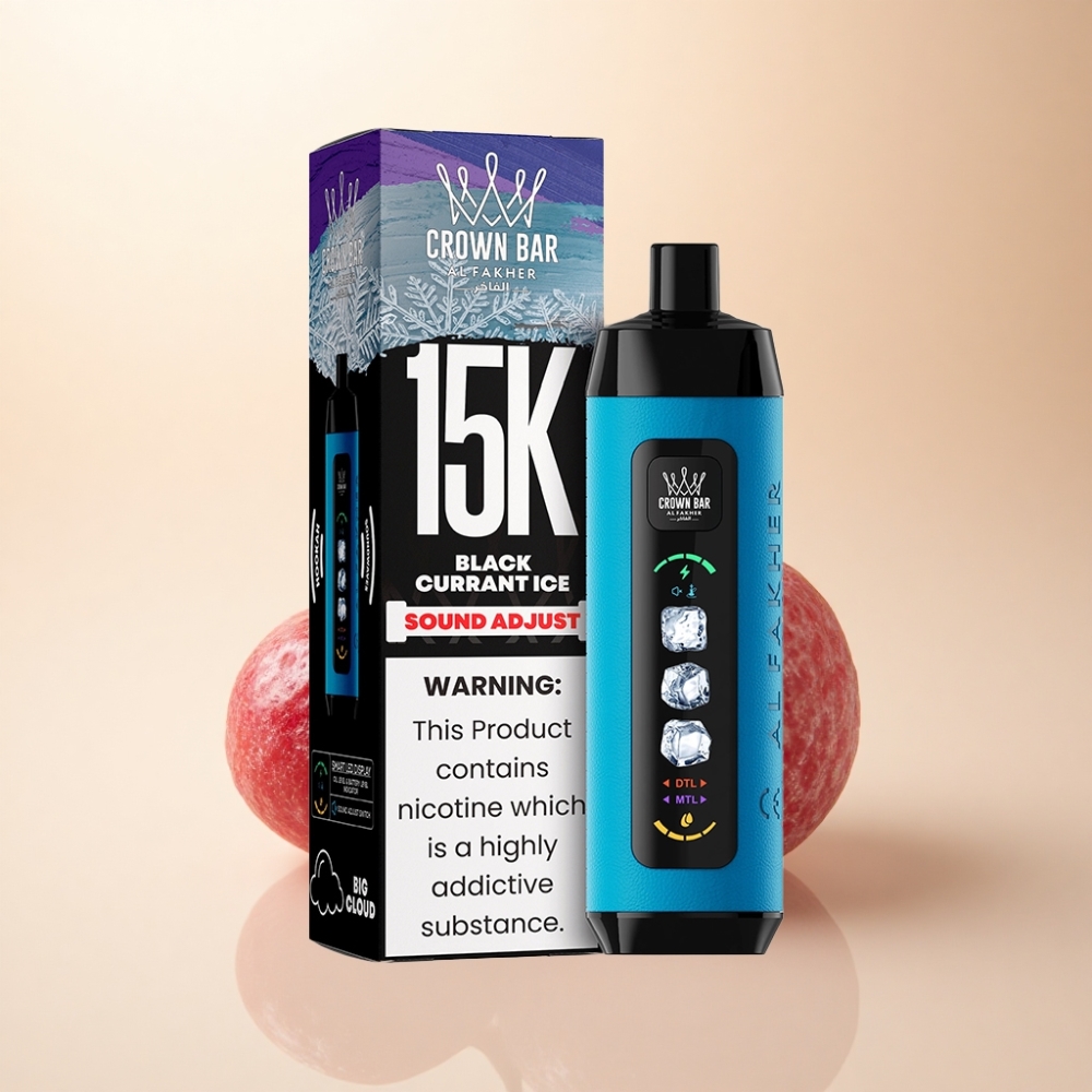 Al Fakher 15k Ice Adjust Clouds 15000 Puff 22ml Type-C Svartsolbær Is