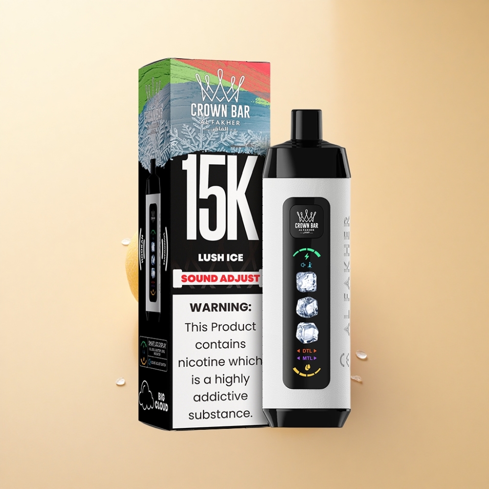 Al Fakher 15k Ice Adjust Clouds 15000 Puffs 22ml Blå Is