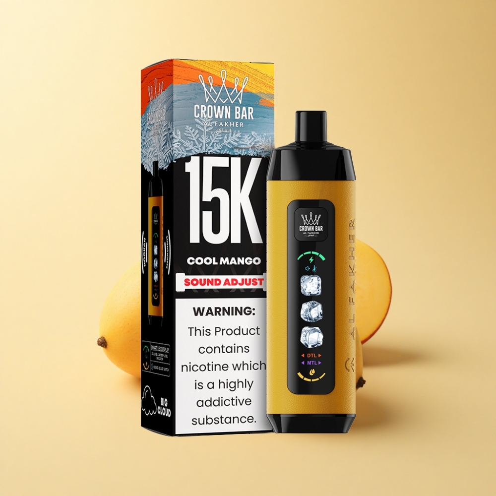 Al Fakher 15k Ice Adjust Clouds 15000 Puffs 22ml Kjølig Mango