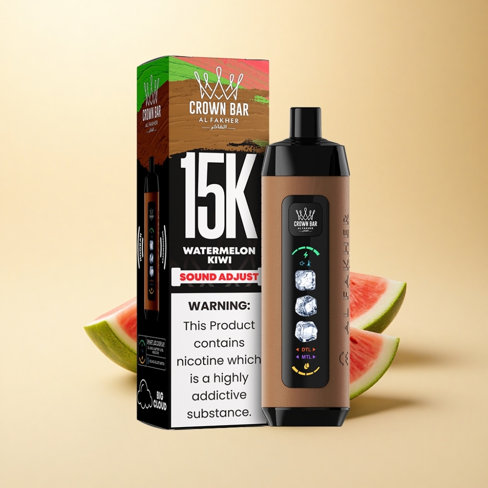 Al Fakher 15k Ice Adjust Clouds 15000 Puffs 22ml Vannmelon Kiwi