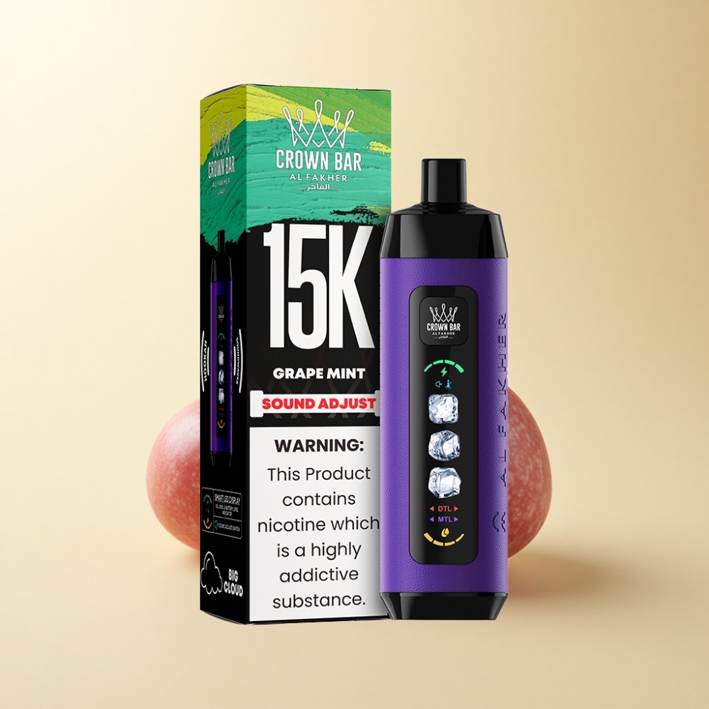 Al Fakher 15k Ice Adjust Clouds 15000 puff 22ml Druemynte