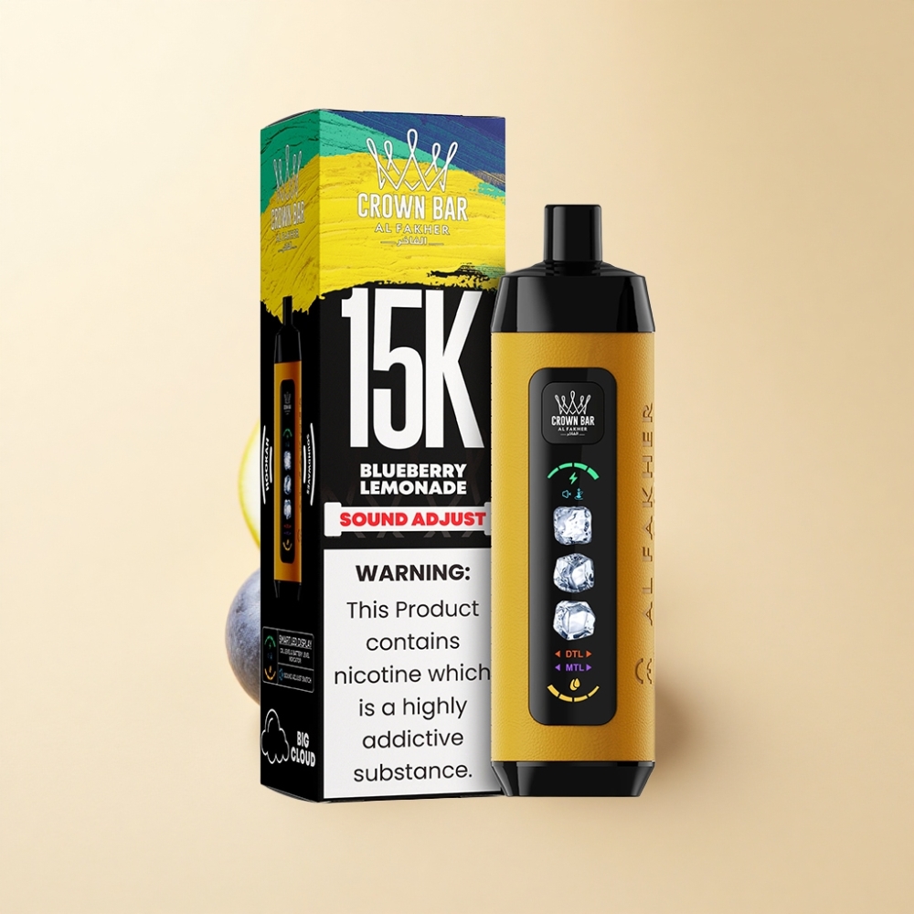 Al Fakher 15k Ice Adjust Clouds 15000 puffs 22ml Blåbær Lemonade