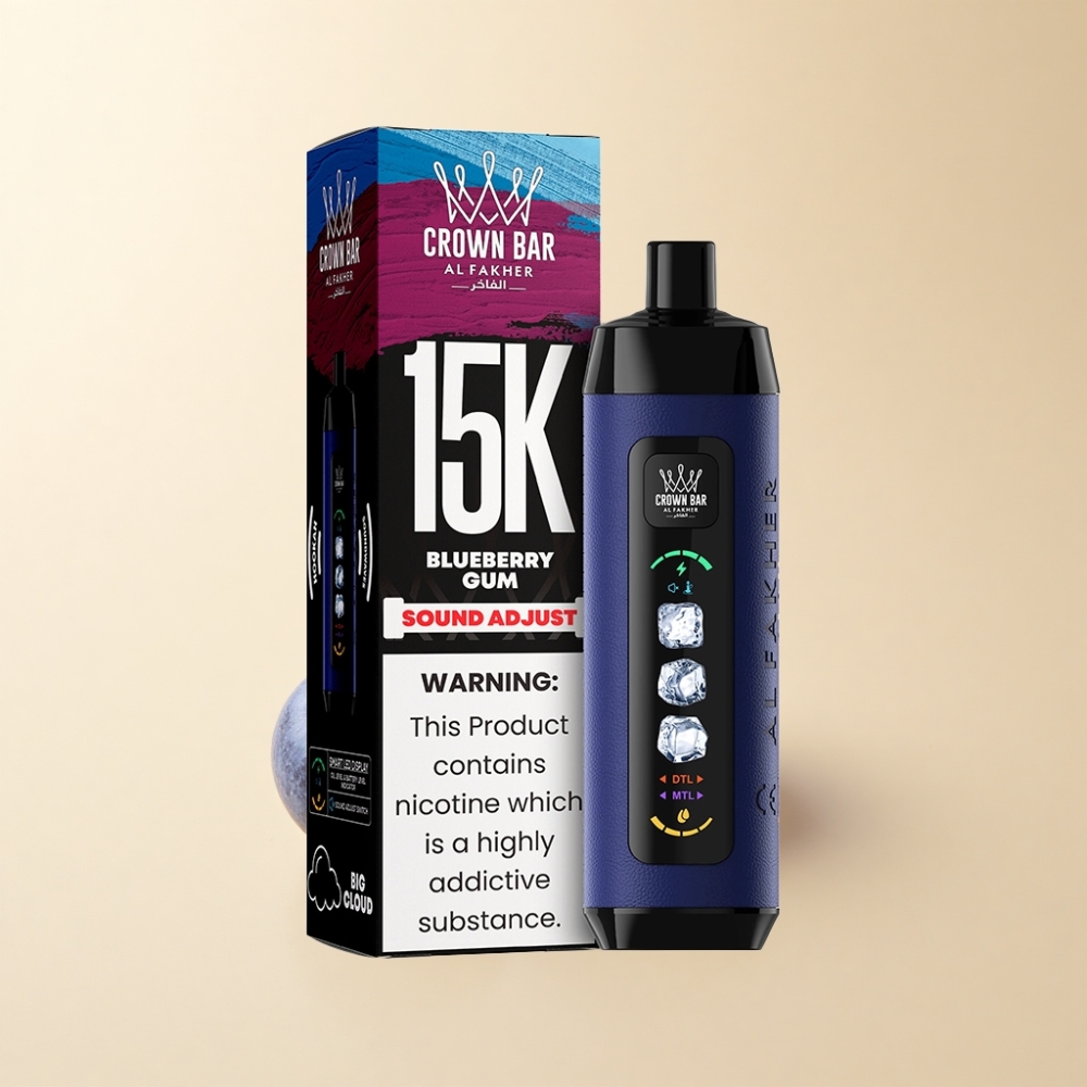 Al Fakher 15k Ice Adjust Clouds 15000 puffs 22ml Blåbærtuggummi