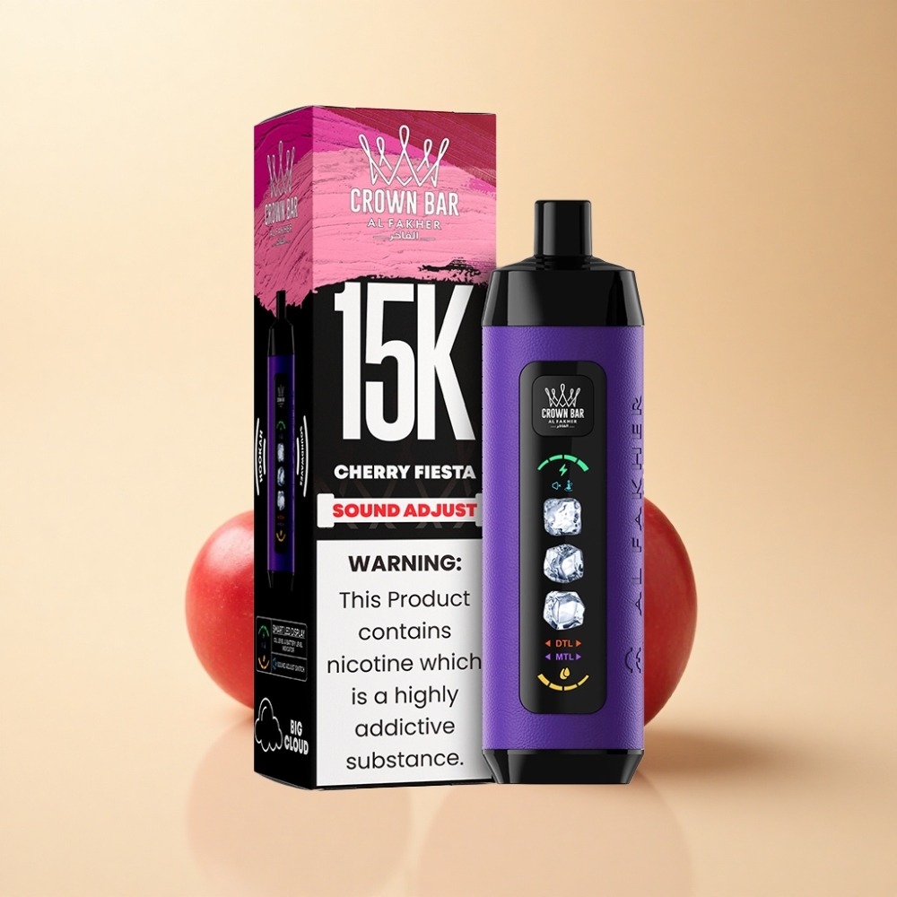 Al Fakher 15k Ice Adjust Clouds 15000 puffs 22ml Kirsebær Fest