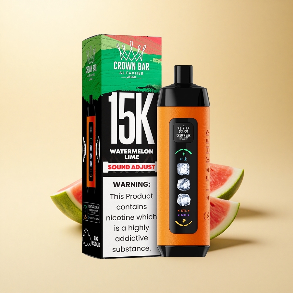 Al Fakher 15k Ice Adjust Clouds 15000 puffs 22ml Vannmelon Lime