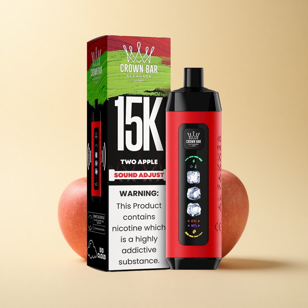 Al Fakher 15k Ice Adjust Clouds Disposable 15000 puffs 22ml To Epler