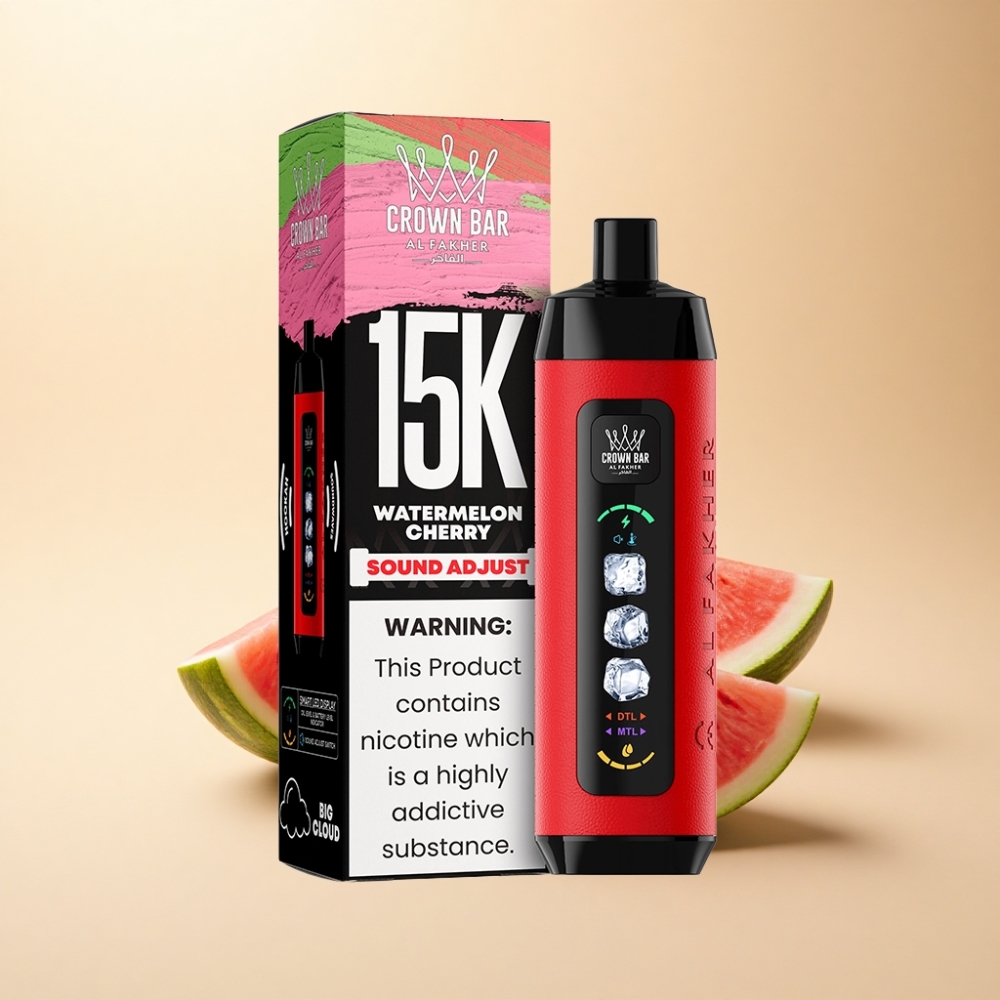 Al Fakher 15k Ice Adjust Clouds Engangsdevice 15000 puffs 22ml Vannmelon Kirsebær