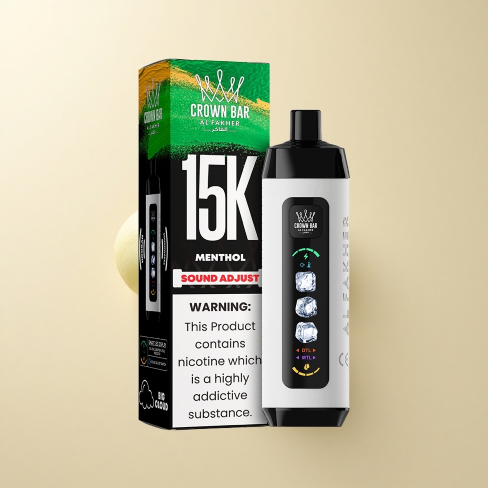 Al Fakher 15k Ice Adjust Skyer Engangsdevice 15000 Puff 22ml Mentol