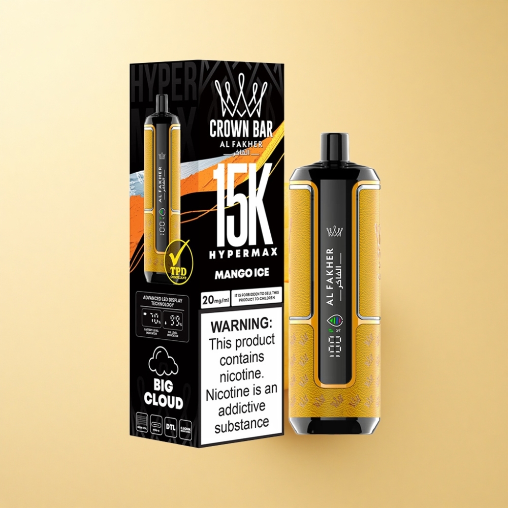 Al Fakher Crown Bar 15K Hypermax 22ml Mango Is