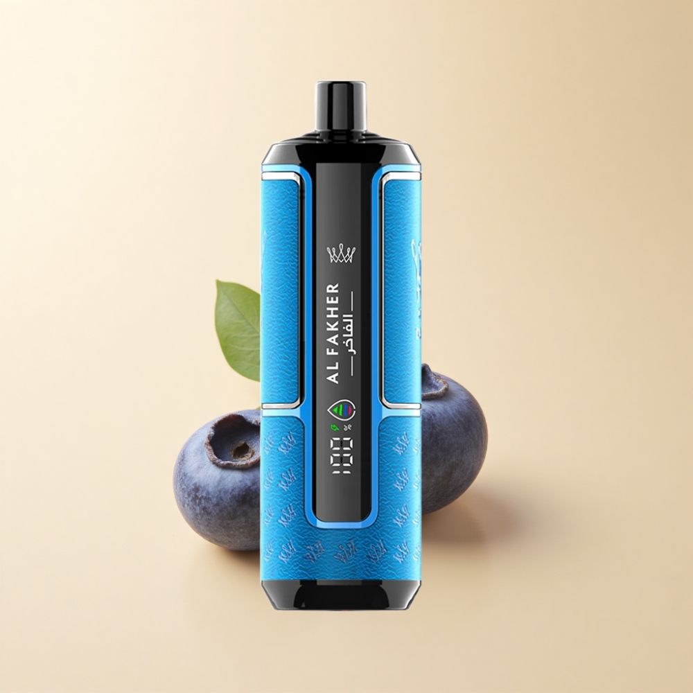 Al Fakher Crown Bar 15K Hypermax Engangsvape med Blåbærtuggummi og 22ml