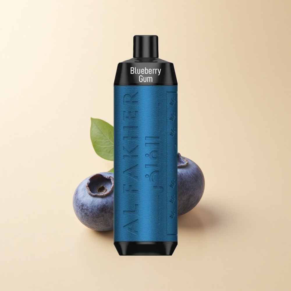 Al Fakher Crown Bar 8000 18ml Blåbærtuggummi