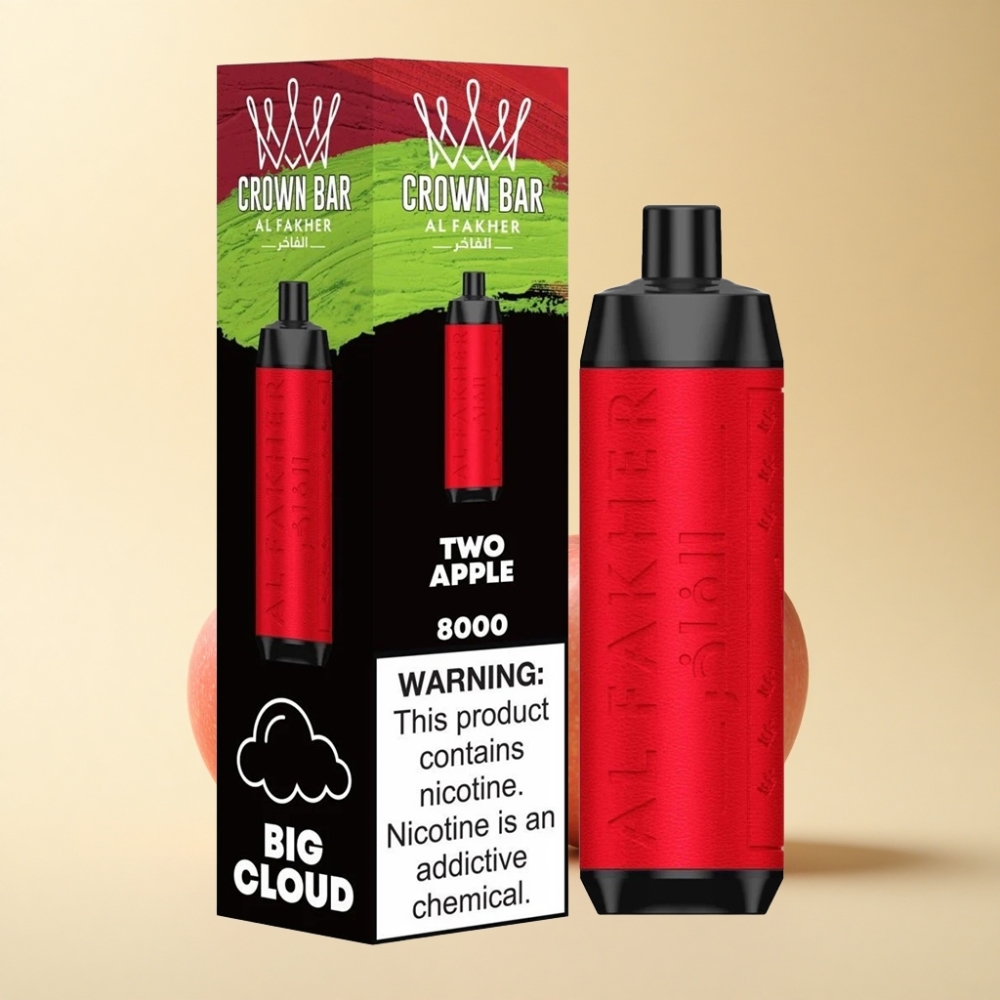 Al Fakher Crown Bar 8000 18ml To Epler USB-C