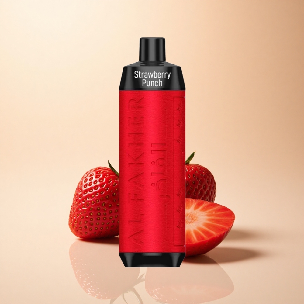 Al Fakher Crown Bar 8000 Crystal 18ml Jordbær Punch