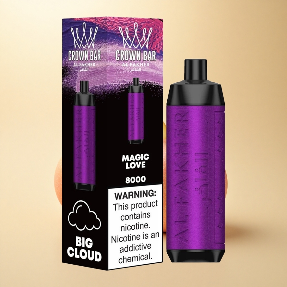 Al Fakher Crown Bar 8000 Magisk Kjærlighet 18ml 5mg