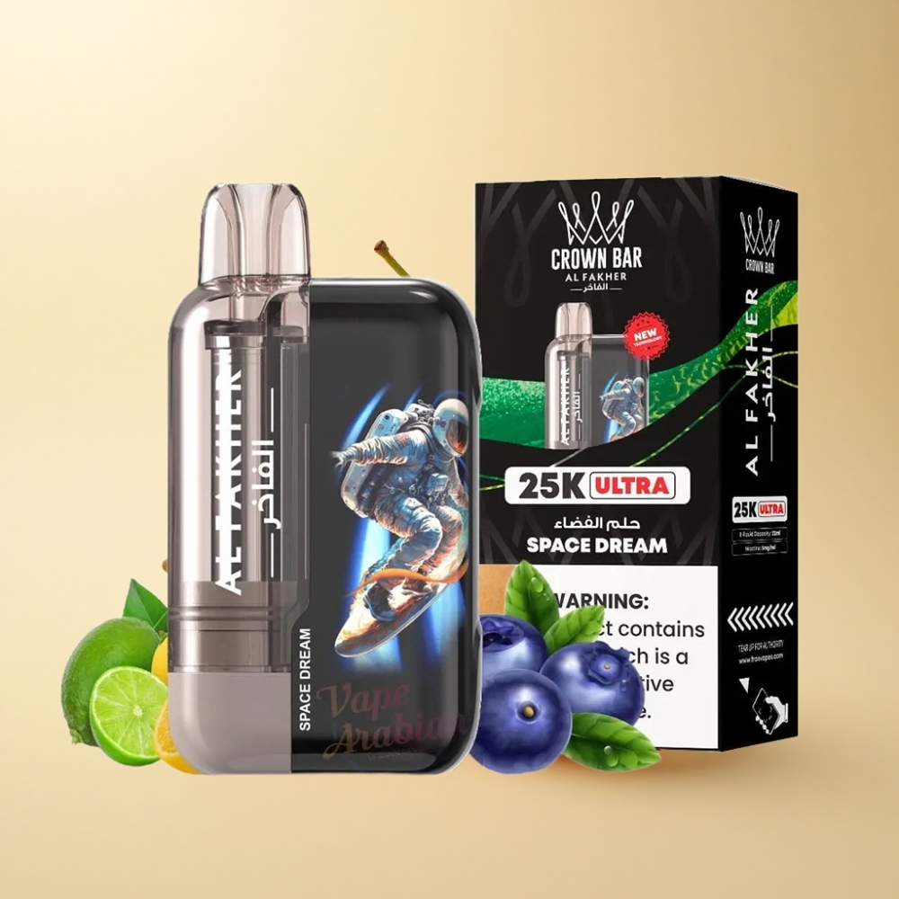 Al Fakher Crown Bar Ultra 25K LED Romdrøm