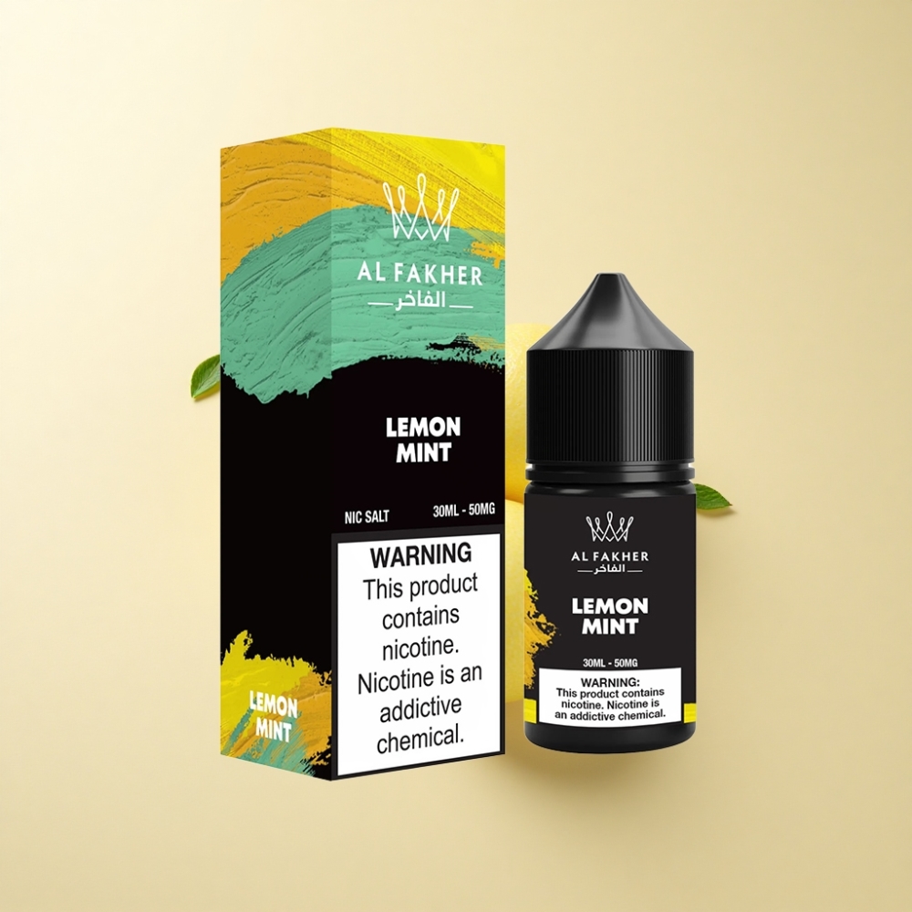AL Fakher NicSalt Puffs 30ml Sitronmynte 50MG