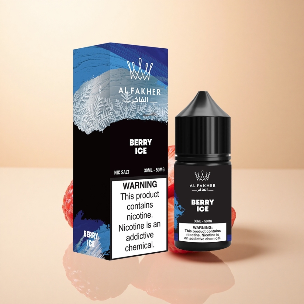 AL Fakher Nicotine Salt Puffs 30ml Bær Is 50MG