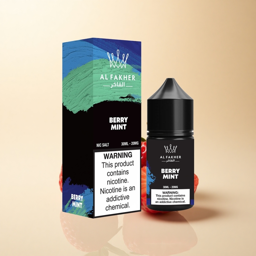 AL Fakher Nicotine Salt Puffs 30ml Bærmynte 20MG