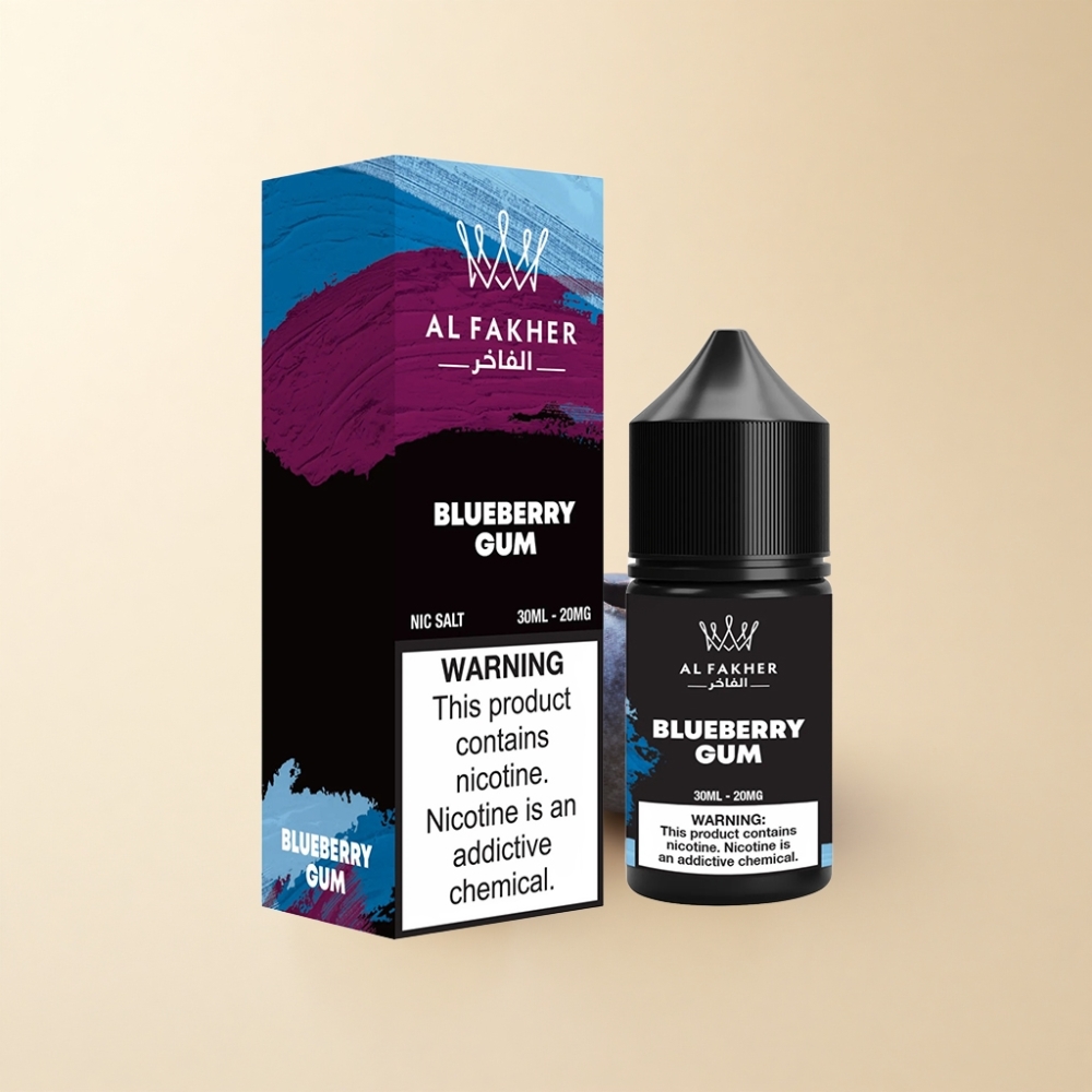 AL Fakher Nicotine Salt Puffs 30ml Blåbærtuggummi 20MG