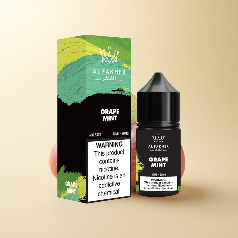 AL Fakher Nicotine Salt Puffs 30ml Druemynte