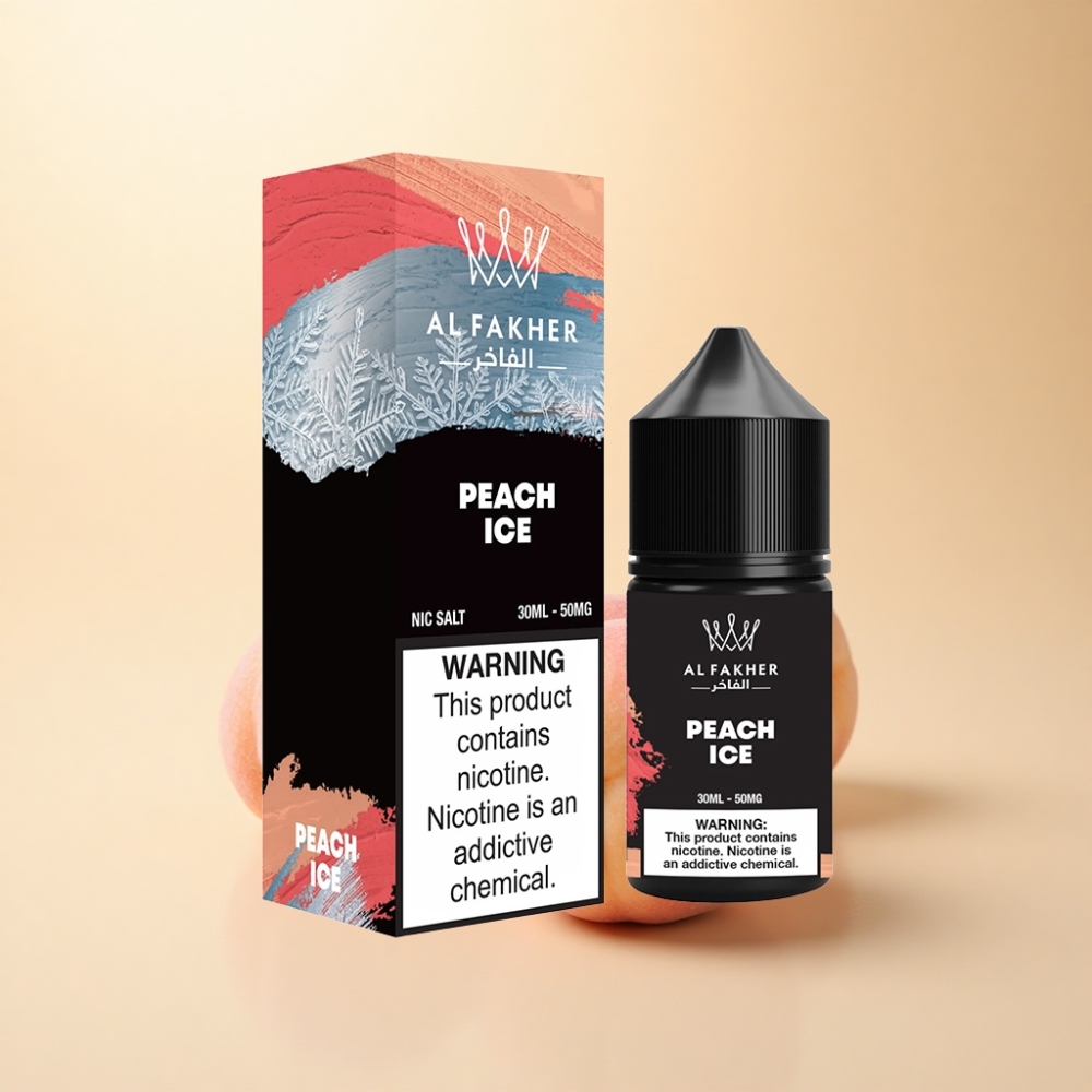 AL Fakher Nicotine Salt Puffs 30ml Fersken Is 50mg
