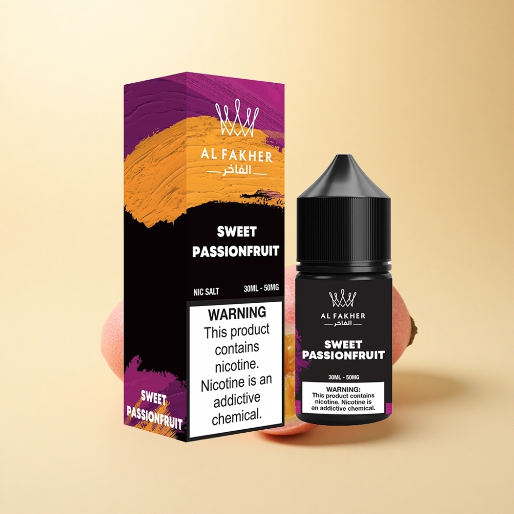 AL Fakher Nicotine Salt Puffs 30ml Søt Passionsfrukt 50MG