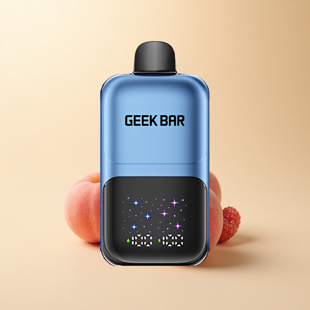 GEEK BAR 2GO 50000 Puffs 20mL Justerbar Smak Fersken & Bær