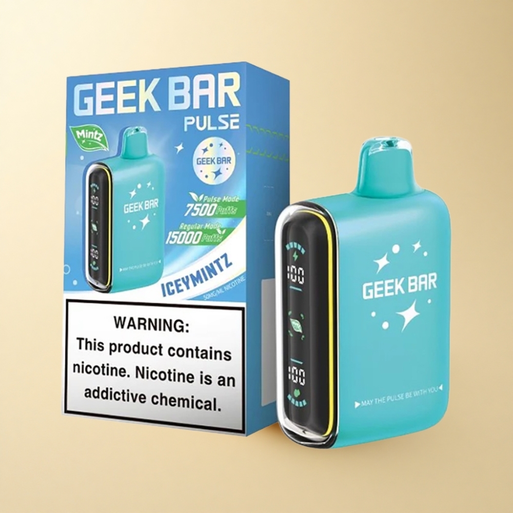 Geek Bar Pulse 15000 Puffs 16ML 5% Mintz Utgave