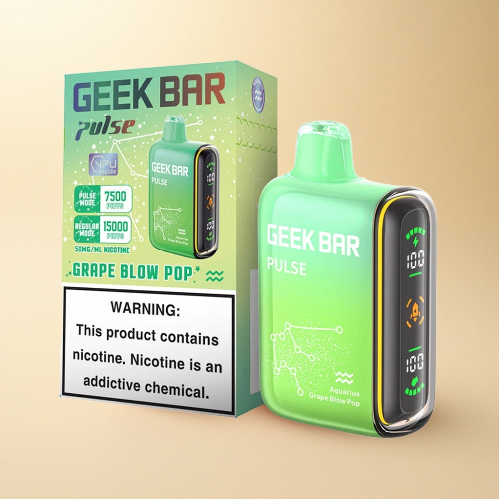 Geek Bar Pulse 15000 Puffs 16ML 5% USB-C Zodiac-utgaven