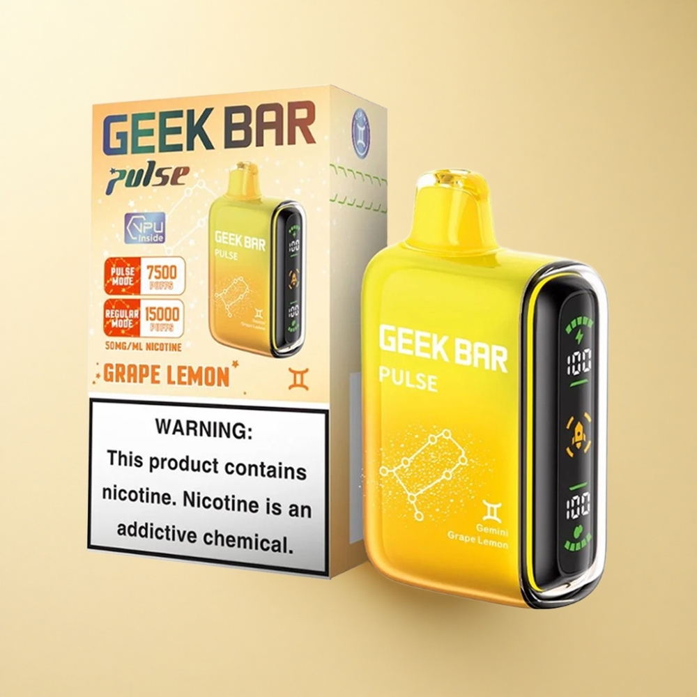 Geek Bar Pulse 15000 Puffs 16ML 5% USB-C Zodiac-utgaven