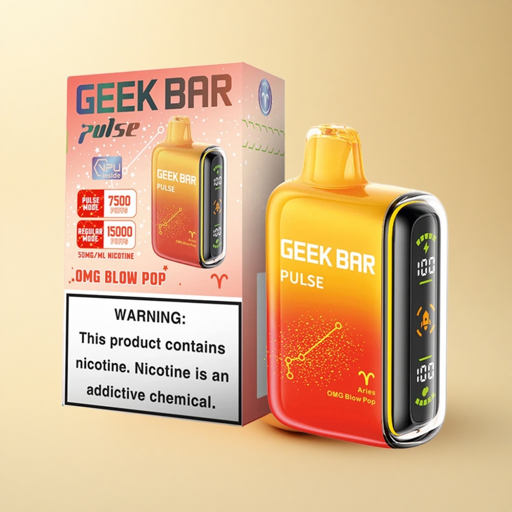 Geek Bar Pulse 15000 Puffs 16ML 5% USB-C Zodiac-utgaven
