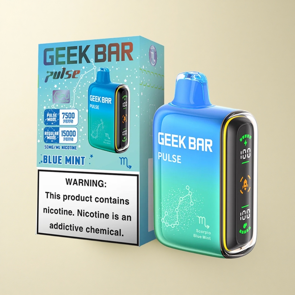 Geek Bar Pulse 15000 Puffs 16ML 5% USB-C Zodiac-utgaven