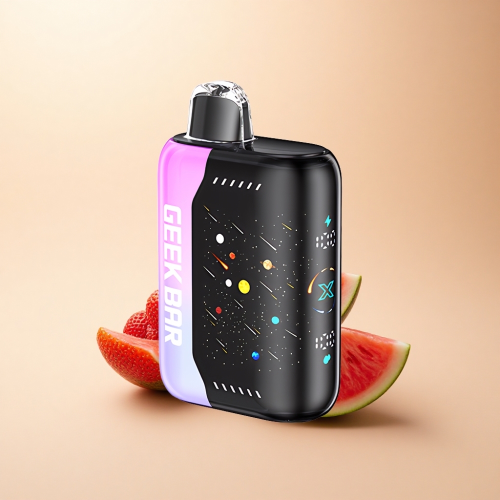 GEEK BAR Pulse X 42K Puffs Meteor Edition Jordbær Vannmelon 820mAh 3D-skjerm