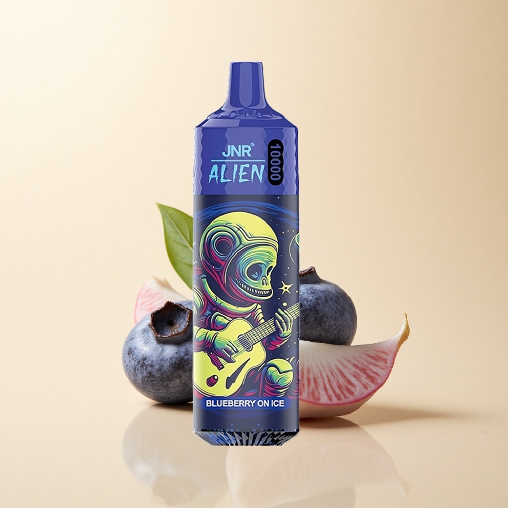 JNR Alien 10000 Puffs 850mAh Blåbær På Is