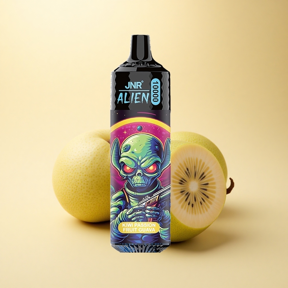 JNR Alien 10000 Puffs 850mAh RGB Kiwi pasjonsfrukt guava