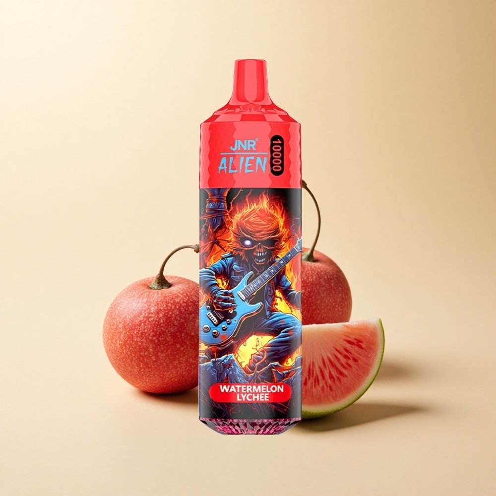 JNR Alien 10000 Puffs 850mAh RGB Vannmelon Lychee
