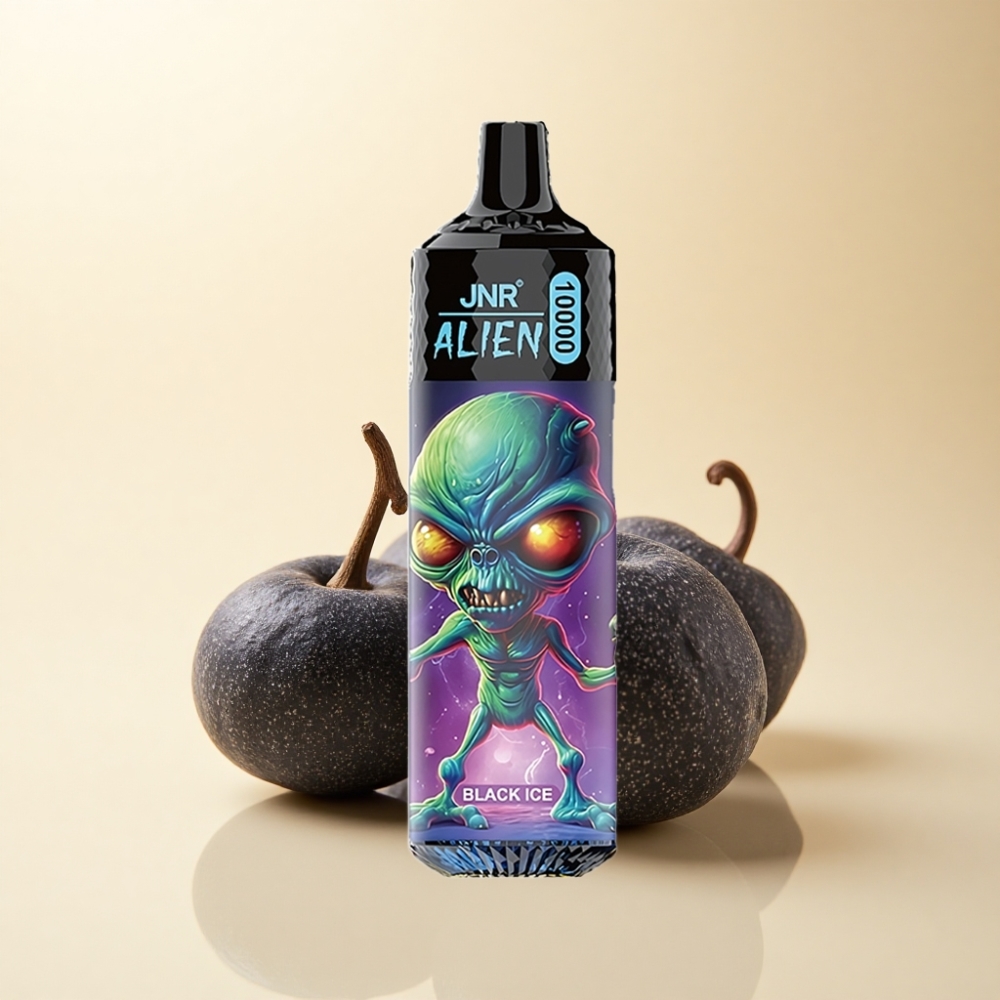JNR Alien 10000 Puffs 850mAh Svart Is