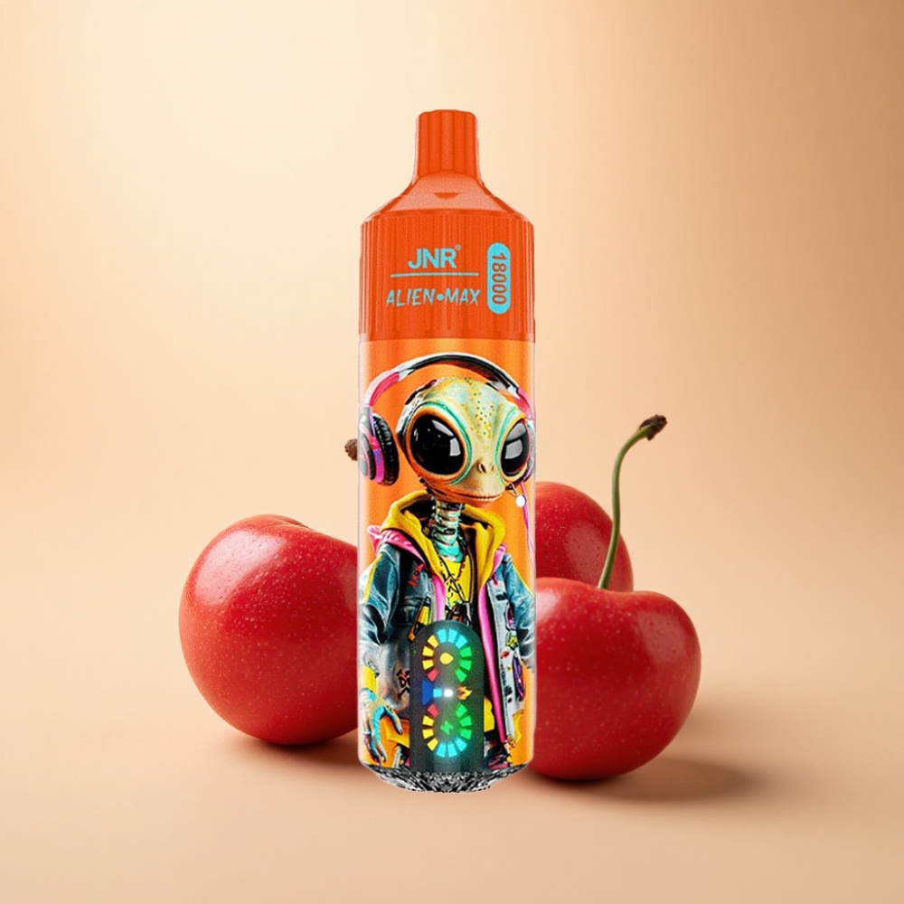 JNR Alien Max 18000 Puffs Dual Mesh Fizzy Kirsebær Cola