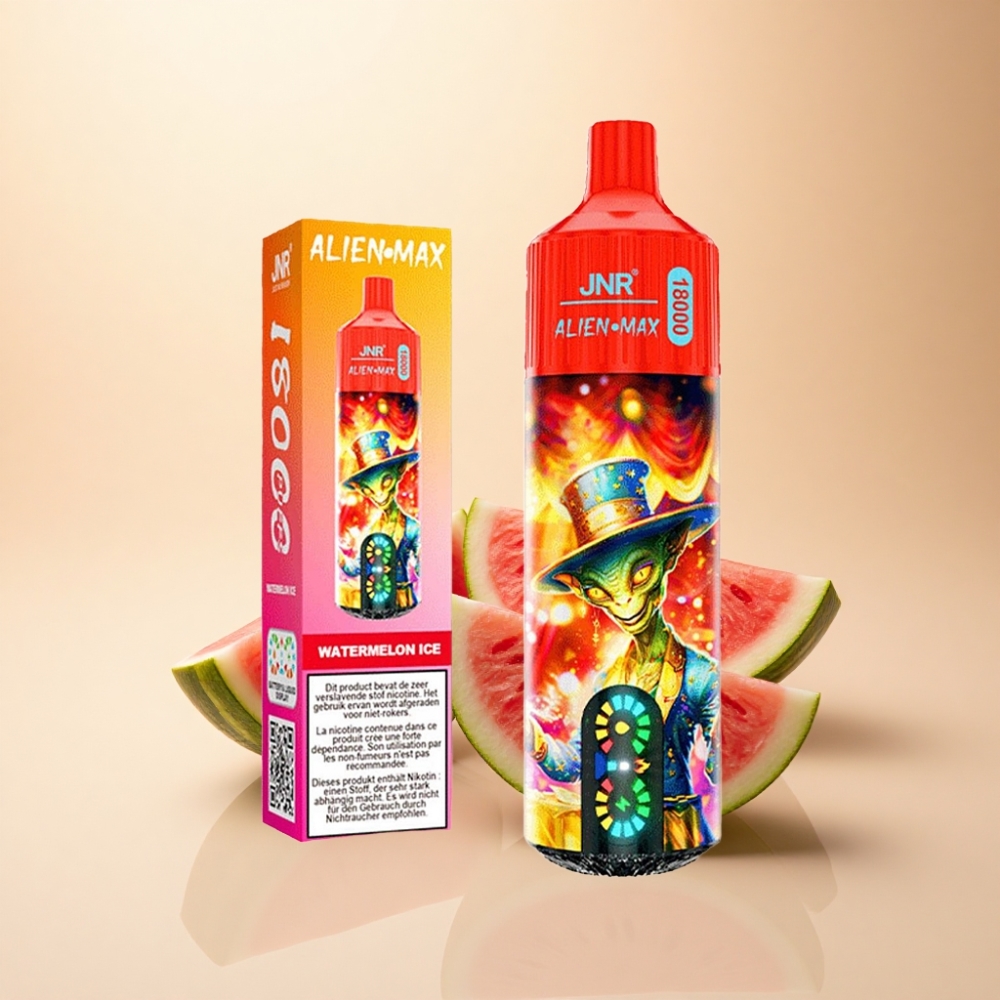 JNR Alien Max 18000 Puffs Dual Mesh Vannmelon Is