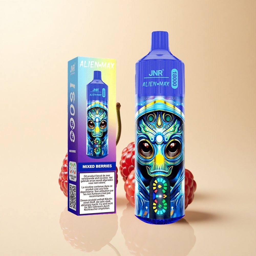 JNR Alien Max 18000 Puffs Smart LED Blandede Bær