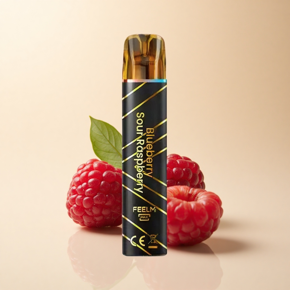 JNR Black&Golden 800 Puffs 2ml Blåbær Sur Bringebær