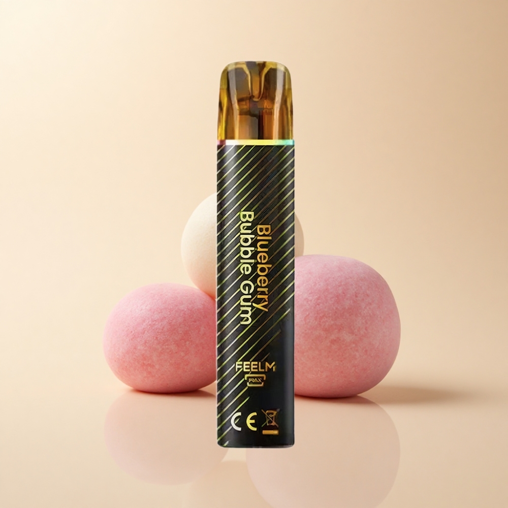 JNR Black&Golden 800 Puffs 2ml Blåbær Tyggis