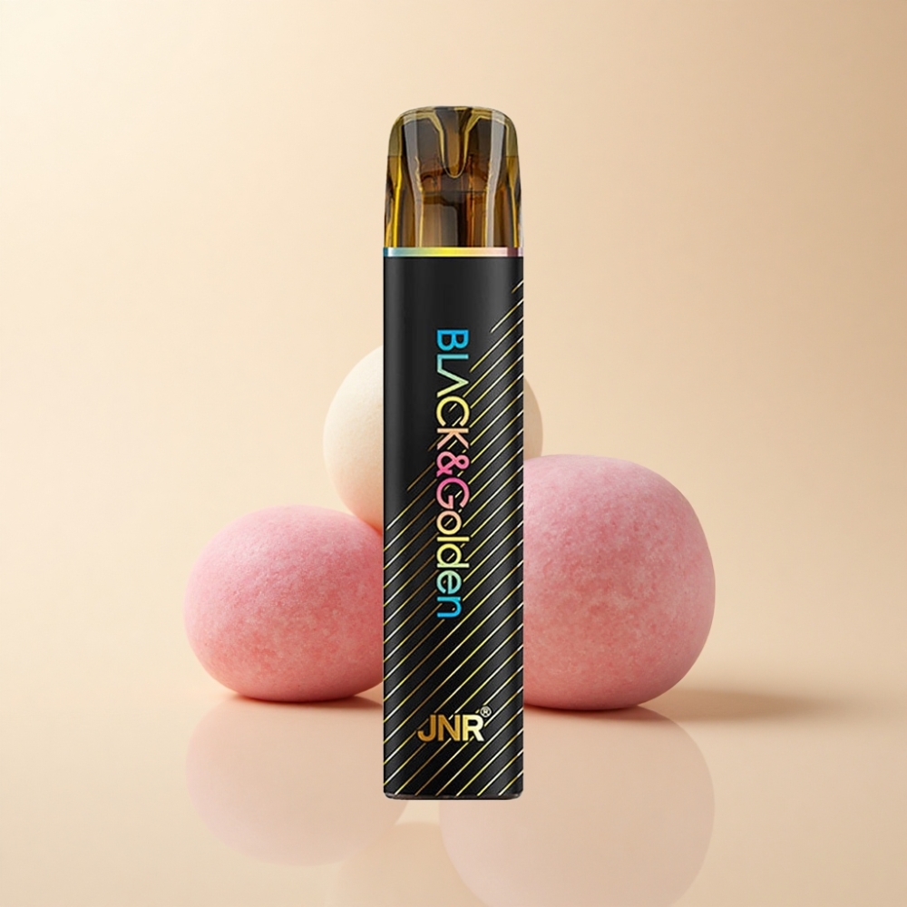 JNR Black&Golden 800 Puffs 2ml Blåbær Tyggis