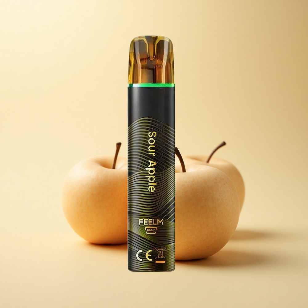 JNR Black&Golden 800 Puffs 2ml Sur Eple