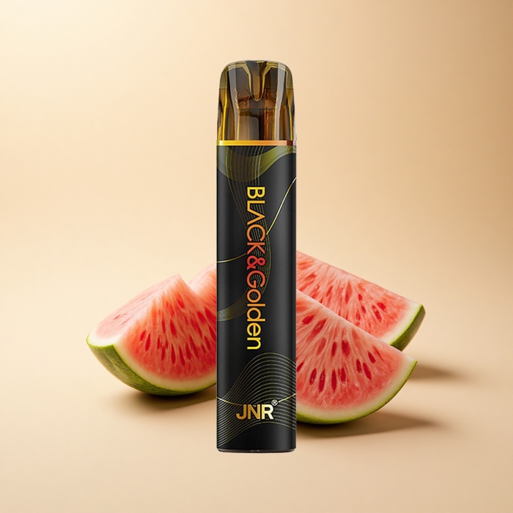 JNR Black&Golden 800 Puffs 2ml Vannmelon Tyggegummi